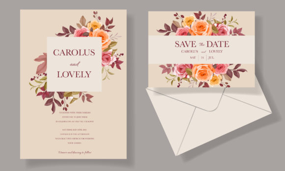 Download Luxury Wedding Card Floral Template - Wedding Collection