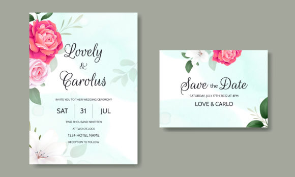 Download Luxury Wedding Card Floral Template - Wedding Collection