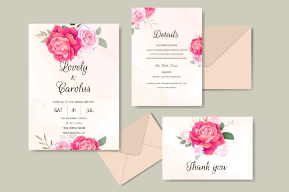 Download Luxury Wedding Card Floral Template - Wedding Collection