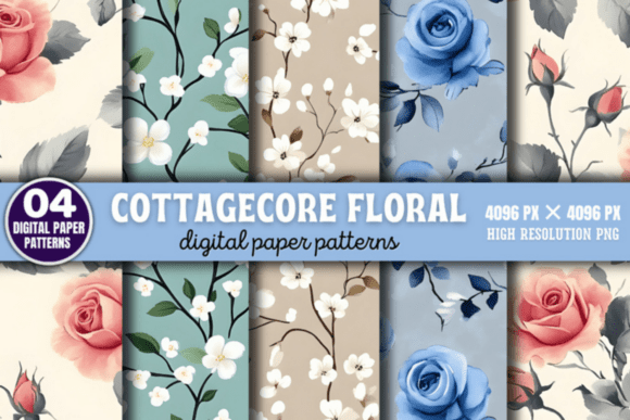 Download Cottagecore Floral Pattern - Floral pattern Collection