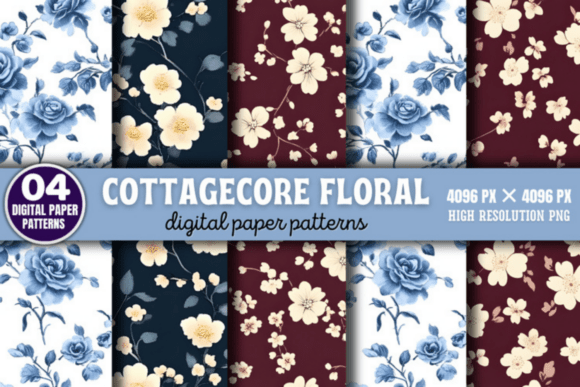 Download Cottagecore Floral Pattern - Floral pattern Collection