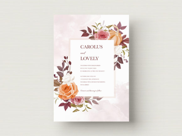 Download Luxury Wedding Card Floral Template - Wedding Collection