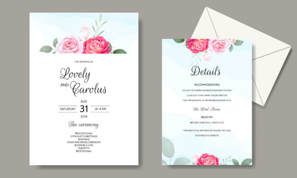 Download Luxury Wedding Card Floral Template - Wedding Collection