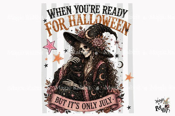 Download Ready for Halloween Witch Cat PNG - Halloween witch Collection