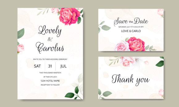 Download Luxury Wedding Card Floral Template - Wedding Collection