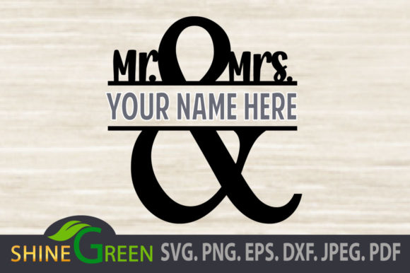 Download Wedding Monogram SVG Frame Mr &amp; Mrs - Wedding Collection