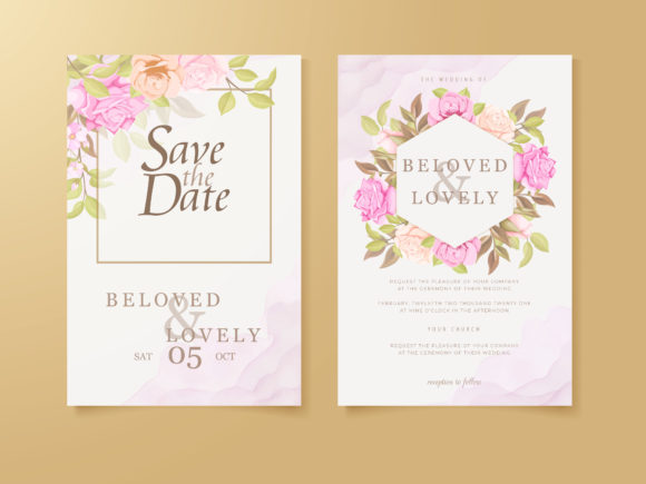 Download Wedding Invitation Floral Template - Wedding Collection
