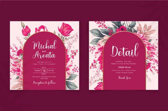 Download Flower Wedding Invitation Design - Wedding Collection
