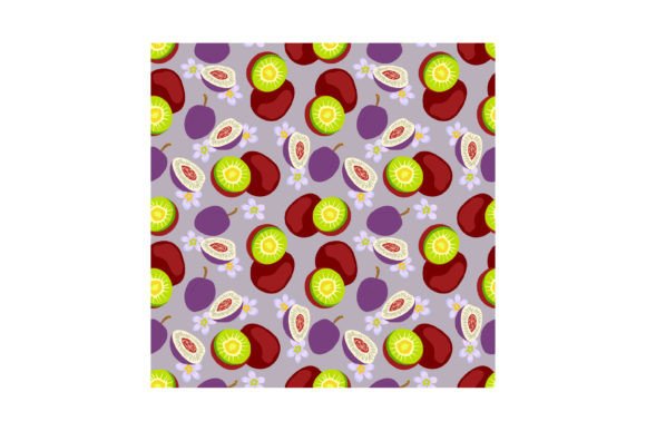 Download Seamless Background with a Pattern Kiwi - Seamless background Collection