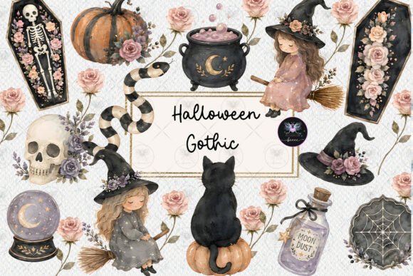 Download Halloween Witch Gothic Clipart - Halloween witch Collection