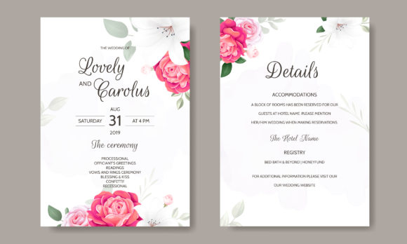 Download Luxury Wedding Card Floral Template - Wedding Collection