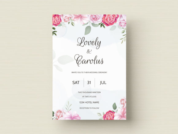 Download Luxury Wedding Card Floral Template - Wedding Collection