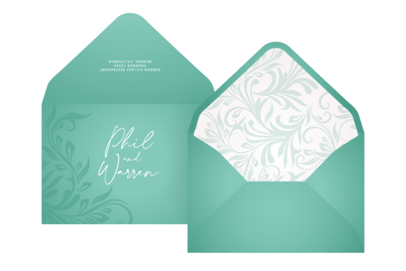 Download Wedding Invitation Envelope Set Template - Wedding Collection