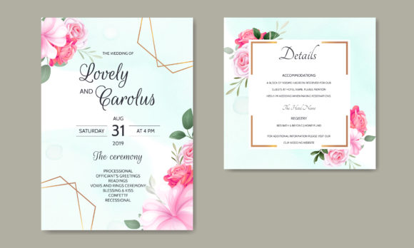 Download Luxury Wedding Card Floral Template - Wedding Collection