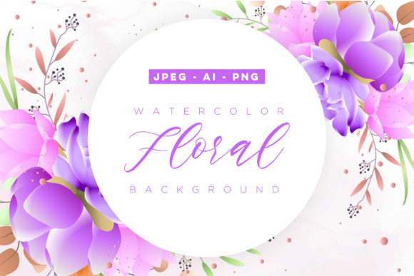 Download Beautiful Watercolor Floral Template - Floral template Collection